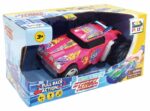 MASINUTA CU LUMINI, SUNETE SI SISTEM PULLBACK RACER, SCARA 1/24, ROZ - Image 2