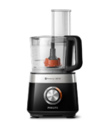 Robot de bucatarie PHILIPS Viva Collection HR7530/10, vas 2.1l, blender 1.5l, 850W, 2 trepte viteza, Negru - Image 2