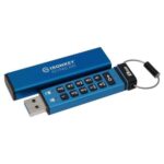Memorie USB Kingston Keypad 200 8GB, USB 3.2, Albastru - Image 4