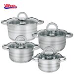 SET GATIT DIN INOX 8 PIESE, MEDINA, VANORA HOME