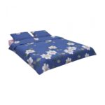 Lenjerie Vanora de pat king size Microfibra Blue Daisy - Image 2