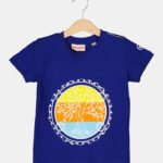 TRICOU  ROATA FAMILIE COPII   ROYAL BLUE-10