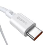 Cablu Baseus Superior CATYS-B02 1m, alb - Image 2