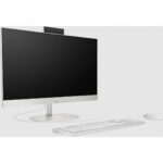 All-in-One Business HP ProOne 240 G10 cu procesor Intel Core i5-1334U pana la 4.6 GHz, 24 inch, FHD, 16 GB, Intel Iris Xe Graphics, Windows 11 Pro, White, 3 ani Garantie - Image 2
