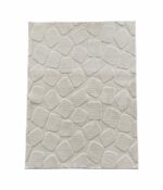 Covor, model in relief,Stone,120x160 Crem