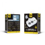 Prelungitor tip priza cu  protectie Serioux Quick Charge 3.0, parametri nominali: 2500W-10A(Max) 250V, Intrare: AC100-250V 10A 50/60HZ , Ieșire PD: 5V=3A 9V=2.22A 12V=1.67A 20W (MAX), Ieșire QC: 5V-3A 9V=2A 12V=1.5A 18W (MAX) , Ieșire Auto-ID: 5V-2.4A 12W (MAX) Putere totală: 20W MAX - Image 6