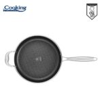 TIGAIE ADANCA INOX +CAPAC STICLA IN 3 STRATURI  28*7.5CM, 4.2 L, TITANIUM3, COOKING BY HEINNER - Image 4