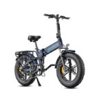 Bicicleta electrica pliabila Ulzomo Dunes 20 E-bike, 750W, 48V 16Ah, autonomie 120km, viteza maxima 40km/h, Blue, 20'' - Image 2