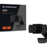Camera Web Conceptronic AMDIS, 2MP, rezolutie video Full HD, USB 2.0, Negru