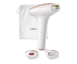 Epilator IPL Philips Lumea SC1997/00, 250.000 impulsuri, senzor piele, accesoriu corp si fata, utilizare cu fir, husa, Roz/Alb - Image 2