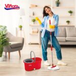 SET CURATENIE CU MOP ROTATIV, CLEAN360, ROSU - Image 4
