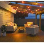 Ghirlanda inteligenta LED RGB pentru exterior Philips WIZ, 12 becuri ,12W, 100-240V, 120 lm, lumina alba si color (2200-6500K), 14.8M, IP65, Negru - Image 5