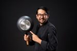 TIGAIE WOK ALUMINIU + CAPAC 28X8 CM, RIKITO WATANABE, SAMURAI GOURMET, COOKING BY HEINNER - Image 7