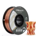 CREALITY PLA 3D Printer Filament, CR-SILK RED COPPER , Printing temperature: 190-220, Filament diameter: 1.75mm, Tensile strength: 60MPa, Size of filament wheel: Diameter 200mm, height 66mm, hole diameter 56mm. Utilizare: pana la 6 luni de la deschiderea ambalajului.