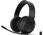Casti gaming Lenovo Legion 600, Wireless, Multiplatform, Negru, Frecventa de raspuns (Hz): 20 - 20.000 Hz, Diametru difuzor: 50 mm, Impedanta: 32 Ω, Microfon: Da, Greutate: 320 g