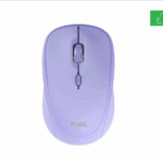 Mouse Wireless Trust Yvi+, 1600 DPI, Liliac