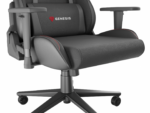 Scaun gaming Genesis Nitro 550 G2, material Synthetic PU + Textil, reglabil pe inaltime, greutate maxima suportata 150 kg, inaltime scaun reglabil 46.5 - 53.5 cm, spatar ajustabil 150°, dimensiuni roti 60mm, negru - Image 9