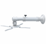 Suport pt videoproiector de perete Neomounts BEAMER-W050SILVER; suporta pana la 12kg, tip reglare full motion, tilt 90°, swivel 360°, distanta fara de perete, 37-47 cm, argintiu. Garantie 5 ani - Image 2