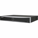 NVR Hikvision 8 canale 1U K Series AcuSense DS-7608NXI-K1/8P(D); 1-ch@12 MP or 2-ch@8 MP or 4-ch@4 MP or 8-ch@1080p decoding capacity, H.265 +/H.265/H.264+/H.264, iesiri: HDMI/VGA, 1x SATA max 10TB pe HDD, alimentare: 48 VDC, 1.875 A, dimensiuni: 320 mm × 240 mm × 48 mm, greutate: 1kg.