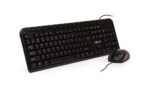 Kit Wired tastatura si mouse SPACER SPDS-1691, taste numerice, negru