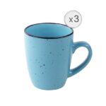 SET 3 CANI CERAMICA 354 ML, ELECTRA, ART OF DINING BY HEINNER