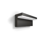 Aplica LED pentru exterior cu senzor de miscare Philips BUSTAN, 3.8W,800 lm, lumina neutra (4000K), IP44, 92x220x78mm, Antracit - Image 2