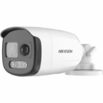 Camera de supraveghere Bullet 8MP Hikvision DS-2CE12UF3T-PIRXO(2.8MM), lentila 2.8mm, iluminare: 0.0005 Lux @ (F1.0, AGC ON), 0 Lux cu lumina alba: 40m, iesiri: 1xAHD, 1 x alarma, flash alb, alimentare: 12 VDC ± 25%, max. 6.7 W, protectie: IP67, dimensiuni: 82.6 mm × 77.1 mm × 213.2 mm, greutate