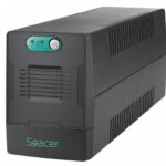 UPS Spacer Line Int.  fara management, 800VA/ 480W, AVR, 2 x socket Schuko, indicatie status cu LED, 1 baterie 12V/9Ah, bateria are 12 luni garantie