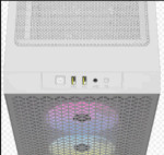 Carcasa Corsair 3000D RGB, RGB, Mid Tower, White - Image 2