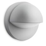Aplica pentru exterior Philips June, 1xE27, max 42W, IP44, 135x195mm,Gri