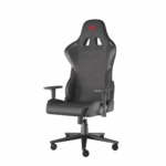 Scaun gaming Genesis Nitro 550 G2, material Synthetic PU + Textil, reglabil pe inaltime, greutate maxima suportata 150 kg, inaltime scaun reglabil 46.5 - 53.5 cm, spatar ajustabil 150°, dimensiuni roti 60mm, negru