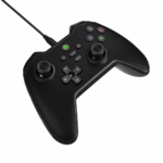 Controller cu fir Genesis Mangan 300, interfata USB, 19 butoane, negru
