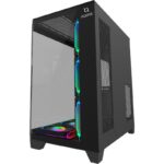 Carcasa AQIRYS Titan, RGB, Mid Tower, Black - Image 2