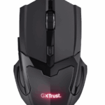 Mouse Trust Basics gaming cu fir, 4800 DPI, negru