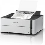 Imprimanta inkjet mono CISS Epson M1170, dimensiune A4, viteza max 39ppm, Duplex, rezolutie printer 1200x2400dpi, alimentare hartie 250 coli, interfata: USB, Ethernet, WiFi, Wi-Fi Direct, consumabile: C13T01L14A, C13T03P14A, C13T04D100, cerneala 11k pagini inclusa, greutate: 4.3 kg.