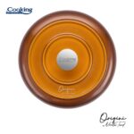 SEMIOALA ALUMINIU TURNAT + CAPAC 26x12.5 CM,5.8L, NICOLAI TAND, ORIGINI, COOKING BY HEINNER - Image 4