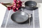 SET 6 FARFURII  ADANCI,  CERAMICA 20 CM, CALYPSO, ART OF DINING BY HEINNER - Image 2