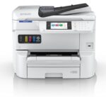 EPSON WorkForce Pro EM-C7100DWF A3+ COLOR INKJET MFP, Functii( Tiparire, Scanare, Copiere, Fax), 4 culori, Viteza printare; 35 ppm mono, 35ppm Color, Rezolutie: 4.800 x 1.200 DPI, Volum recomandat lunar: 500-5.000pagini,Maxim: 75.000 pagini, Viteza scanare: 255IPM, Rezolutie: 600 DPI x 2.400 DPI