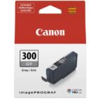 Cartus cerneala Canon PFI300GY, Grey, capacitate 14.4ml, pentru Canon imagePROGRAF PRO-300.