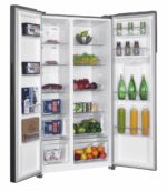 Side by Side HEINNER HSBS-HM529NFBKWDE++, No Frost, 529 L, Clasa E, Dozator apa, Inox - Image 7