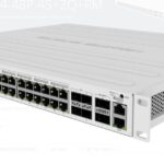SWITCH MIKROTIK CRS354-48P-4S+2Q+RM, 48xLAN Gigabit, 4xSFP, 2x40G QSFP, POE 700W 802.3af/at, Procesor: 650 MHz, Ram: 64Mb, IP20.