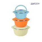 SET 3 CASEROLE TERMICE 2+4+6L,BELLY BEIGE, ART OF DINING BY HEINNER - Image 2