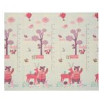 Covor de joaca pentru copii U-Grow, din spuma, pliabil, 2 fete, impermeabil, izolant, 180 x 200 x 1 cm - Image 2