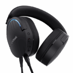 Casti Head-band Trust GXT 490 FAYZO, Cu fir, Negru