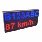 LED Display RGB128x64 Metrici METDSPRGB12864, 128 x 64 pixels, de la 6~8 caractere x 1 pe rand,  la  9~12 caractere x 3randuri, RGB LEDs, conectare ETHERNET si WIFI la  Metrici, sursa de alimentare 220v - Image 2