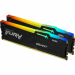 Memorie RAM Kingston FURY Beast RGB, 64 GB DDR5, 6400 MHz, CL32