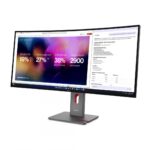Monitor  LenovoThinkVision P40WD-40 Monitor; 39.7"IPS, WUHD (5120x2160), 21:9, Brightness: 400 cd/m², Contrast ratio: 2000:1, Response time: 4ms GtG (Extreme mode) / 6ms GtG (Typical mode), Dot / Pixel Per Inch: 140 dpi, Color Gamut: 99% sRGB, 98% DCI-P3, 99% BT.709, View angle: 178° / 178°, Stand - Image 2