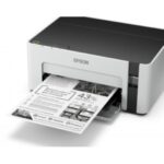 Imprimanta inkjet mono CISS Epson M1120, dimensiune A4, viteza max 32ppm, rezolutie printer 1440x720dpi, alimentare hartie 150 coli, volum maxim printare : 15000pagini/luna, interfata: USB 2.0, Wireless, consumabile: Ecotank MX1xx negru XL (6k/pag.), MX1xx negru L (2k/pag.),cerneala 6k/pag inclusa