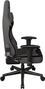 Scaun gaming FURY SHINAI S8, material fabric, reglabil pe inaltime, greutate maxima suportata 130 kg, inaltime scaun reglabil 30.5 - 37.5 cm, spatar ajustabil 135°, dimensiuni roti 60mm,  echipat cu piston cu gaz clasa 4, manere 1D, gri - Image 4