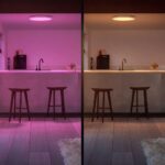 Plafoniera inteligenta LED RGB Philips Hue Surimu, Bluetooth, 40W, 2850lm, lumina alba si color (2000-6500K), IP20, 39.5cm, Aluminiu, Alb - Image 3